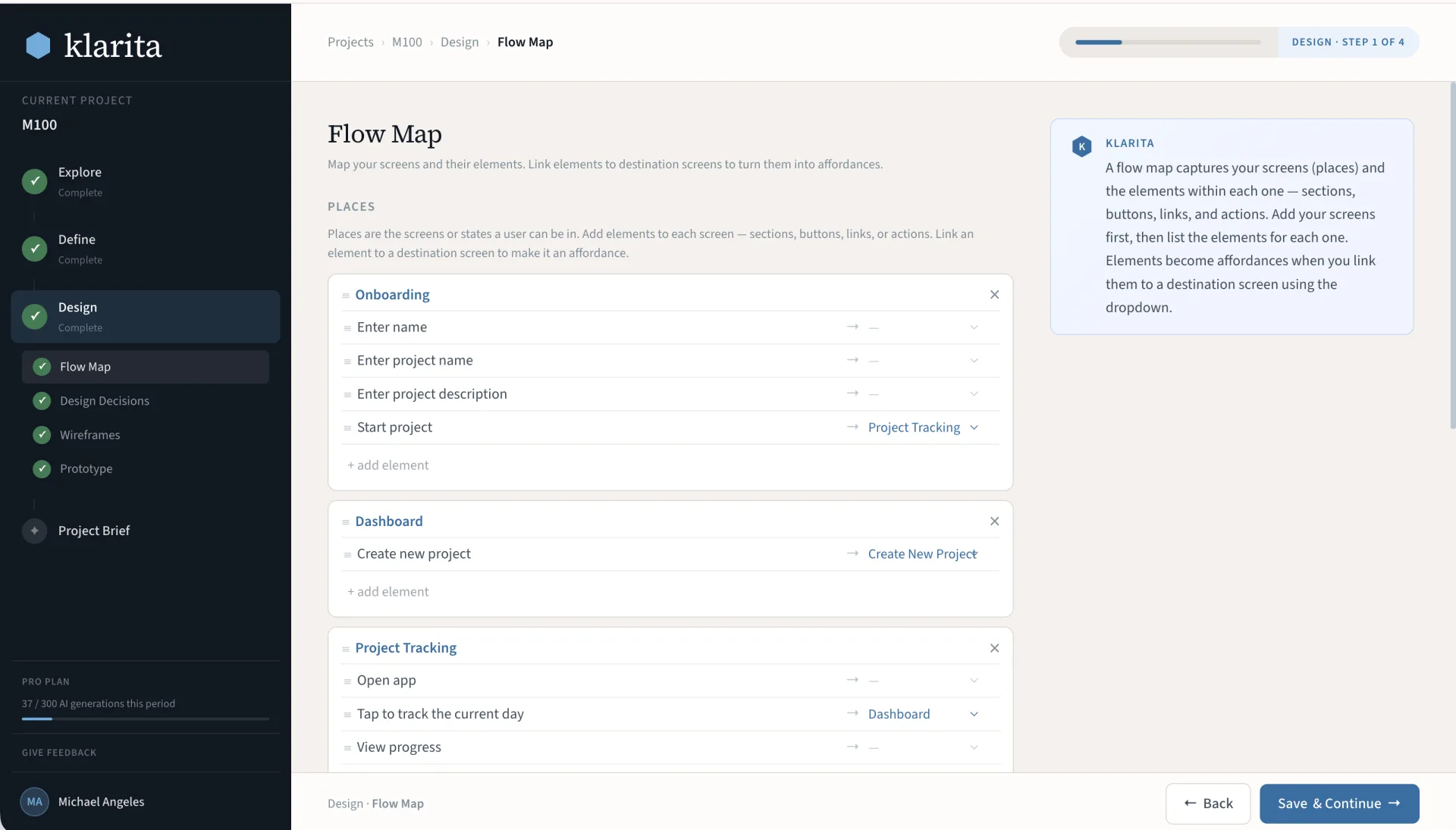 Flow map